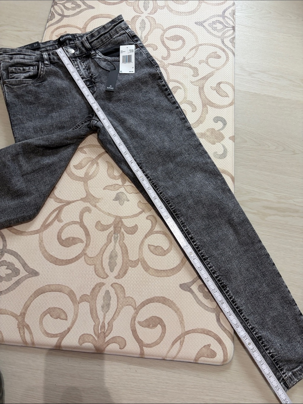 NWT buffalo black acid wash jeans 27 - Picture 3 of 5